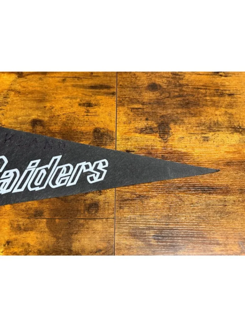 Vintage NFL Oakland Raiders pennant